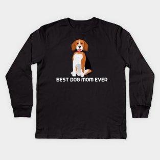 best dog mom Kids Long Sleeve T-Shirt